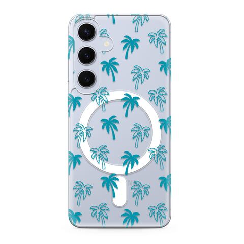 Zastitna maska (futrola) silikonska print MagSafe - Samsung S921 Galaxy S24 5G palm (MS).