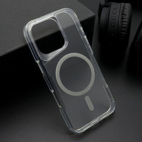 Zastitna maska (futrola) AURA MagSafe - iPhone 16 Pro (6.3) siva (MS).