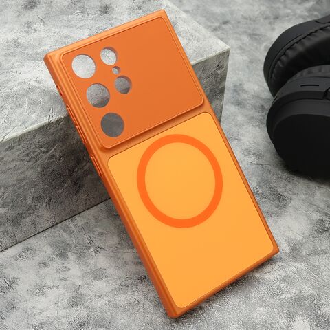 Zastitna maska (futrola) DEFINE MagSafe - Samsung S938 Galaxy S25 Ultra 5G narandzasta (MS).