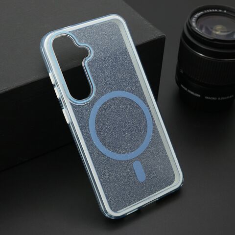 Zastitna maska (futrola) CRYSTAL MagSafe - Samsung S921 Galaxy S24 5G plava (MS).