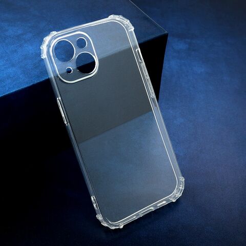 Zastitna silikonska maska (futrola) CRASHPROOF - iPhone 15 Providna (MS).