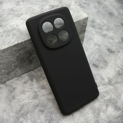 Zastitna maska (futrola) GENTLE COLOR - Xiaomi Redmi Note 14 Pro Plus 5G crna (MS).