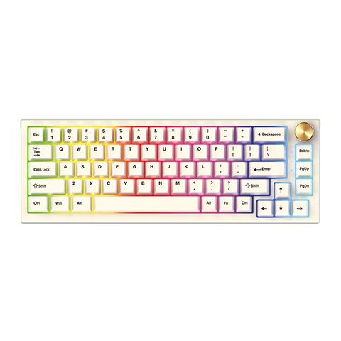 Tastatura gejmerska mehanicka bezicna MAXFIT67 MK858 space edition (Kaith box beli (white) switch) FANTECH (MS).