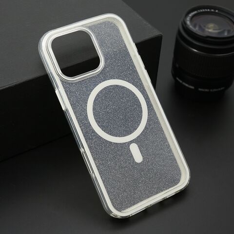 Zastitna maska (futrola) CRYSTAL MagSafe - iPhone 16 Pro Max (6.9) bela (MS).