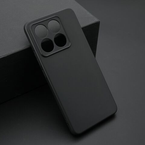 Zastitna ultra tanka (skin) maska / futrola KOLOR - Xiaomi 14T crna (MS).