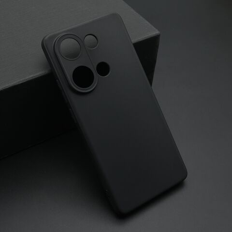 Zastitna ultra tanka (skin) maska / futrola KOLOR - Xiaomi Redmi Note 13 Pro 4G crna (MS).