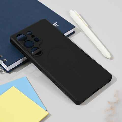 Zastitna maska (futrola) Teracell Giulietta Magsafe - Samsung S938 Galaxy S25 Ultra crna.