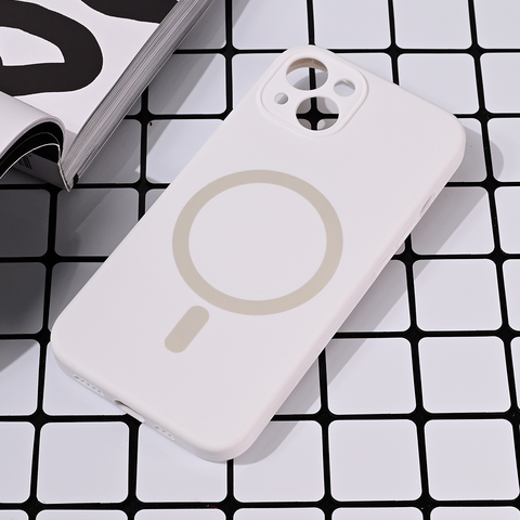 Zastitna maska (futrola) Magsafe Pure color - iPhone 13 bela.