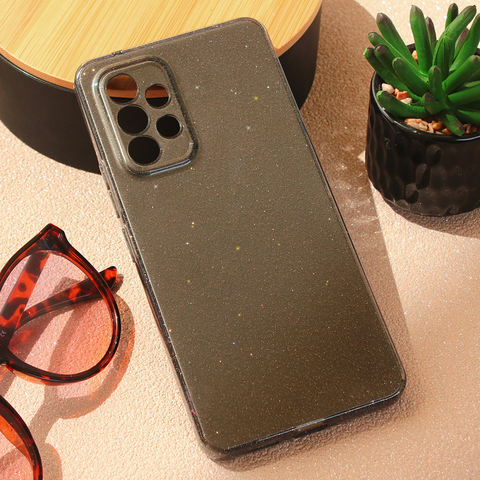 Zastitna maska (futrola) Sparkle Dust - Samsung A536 Galaxy A53 5G crna.