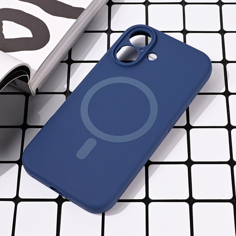 Zastitna maska (futrola) Magsafe Pure color - iPhone 16 6.1 plava.