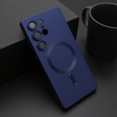 Zastitna maska (futrola) ELEGANT MAGSAFE - Samsung S938 Galaxy S25 Ultra 5G plava (MS).