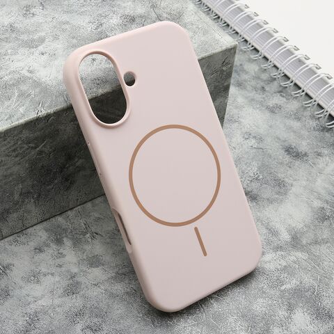 Zastitna maska (futrola) FLEX MagSafe - iPhone 16 (6.1) roze (MS).