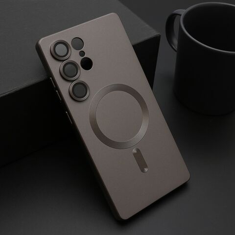 Zastitna maska (futrola) ELEGANT MAGSAFE - Samsung S938 Galaxy S25 Ultra 5G siva (MS).