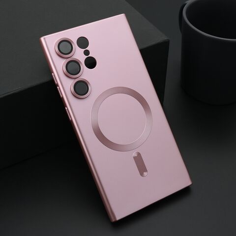 Zastitna maska (futrola) ELEGANT MAGSAFE - Samsung S928 Galaxy S24 Ultra 5G roze (MS).