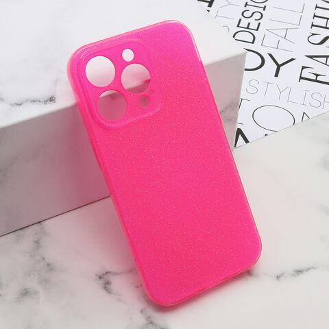 Zastitna maska (futrola) GLOW SHINING - iPhone 14 Pro (6.1) pink (MS).