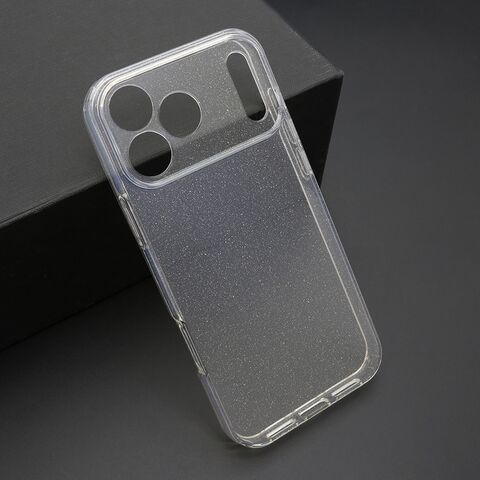 Zastitna maska (futrola) SPARKLING - iPhone 17 Pro Max (6.9) providna (MS).