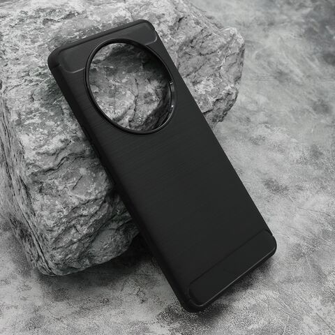 Zastitna silikonska maska (futrola) BRUSHED - Huawei Honor X9C/Magic 7 lite crna (MS).