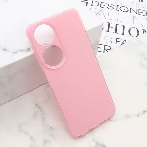 Zastitna maska (futrola) GLOW SHINING - Huawei Honor X7b svetlo roze (MS).