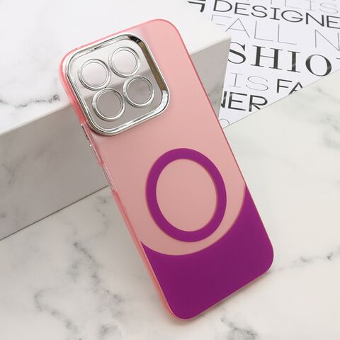 Zastitna maska (futrola) SPECTRUM RINGS - Huawei Honor X8b roze (MS).