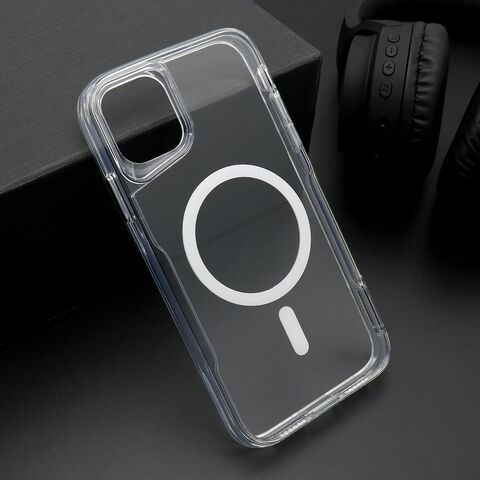 Zastitna maska (futrola) AURA MagSafe - iPhone 11 (6.1) bela (MS).