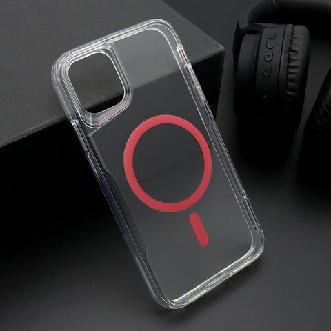 Zastitna maska (futrola) AURA MagSafe - iPhone 11 (6.1) crvena (MS).