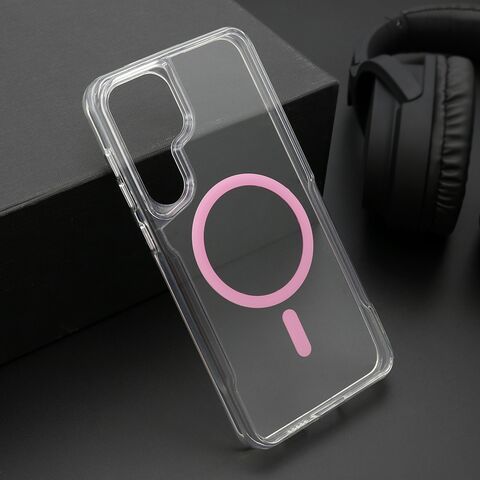 Zastitna maska (futrola) AURA MagSafe - Samsung S926 Galaxy S24 Plus 5G roze (MS).