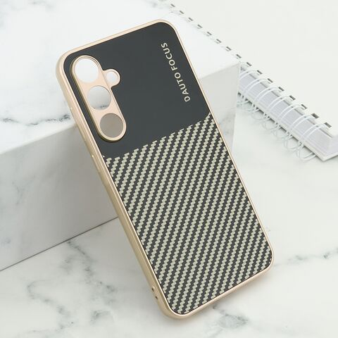 Zastitna maska (futrola) CARBON LINES - Samsung A556 Galaxy A55 5G zlatna (MS).