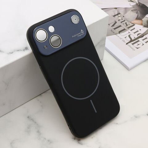 Zastitna maska (futrola) PASTEL DREAMS MagSafe - iPhone 15 crna (MS).