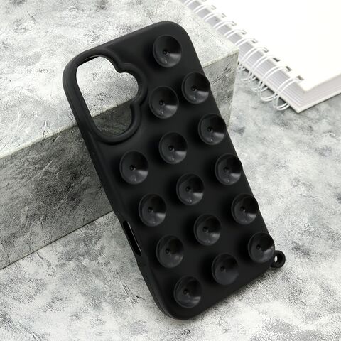 Zastitna maska (futrola) OCTOBUDDY - iPhone 16 (6.1) crna (MS).