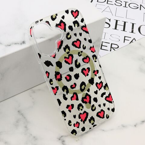 Zastitna maska (futrola) LEOPARD MagSafe - iPhone 17 roze (MS).