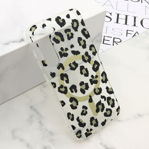 Zastitna maska (futrola) LEOPARD MagSafe - Samsung s911B Galaxy s23 5G crna (MS).