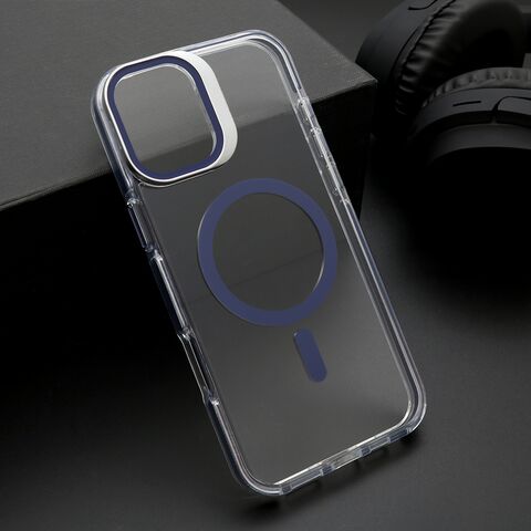 Zastitna maska (futrola) CAMERA EDGE MagSafe - iPhone 16 Plus (6.7) plava (MS).