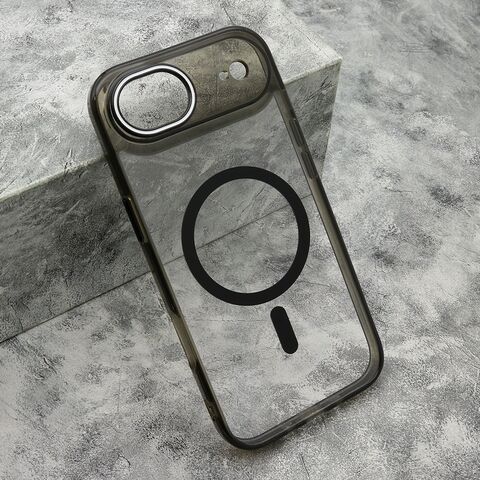 Zastitna maska (futrola) COLOR RING MagSafe - iPhone 17 Air crna (MS).