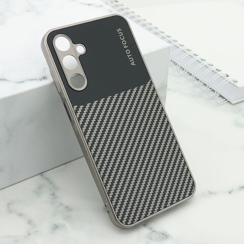 Zastitna maska (futrola) CARBON LINES - Samsung A256 Galaxy A25 5G siva (MS).