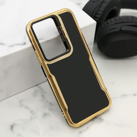 Zastitna maska (futrola) GOLD LUXE - Huawei Honor 200 Lite crna (MS).