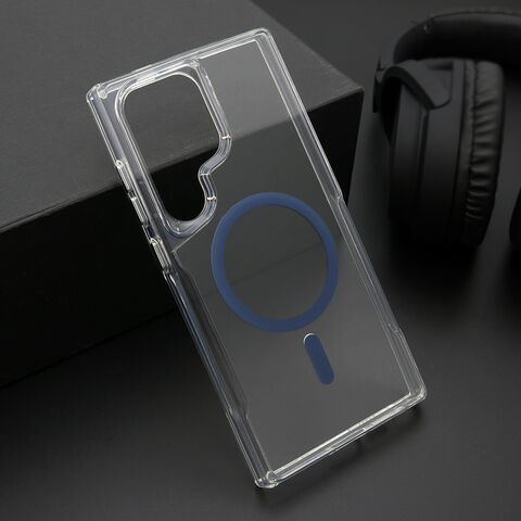 Zastitna maska (futrola) AURA MagSafe - Samsung S928 Galaxy S24 Ultra 5G plava (MS).