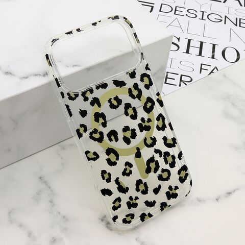 Zastitna maska (futrola) LEOPARD MagSafe - iPhone 17 Pro Max (6.9) crna (MS).