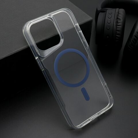 Zastitna maska (futrola) AURA MagSafe - iPhone 15 Pro Max (6.7) plava (MS).