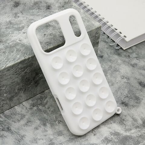 Zastitna maska (futrola) OCTOBUDDY - iPhone 17 Pro Max (6.9) bela (MS).