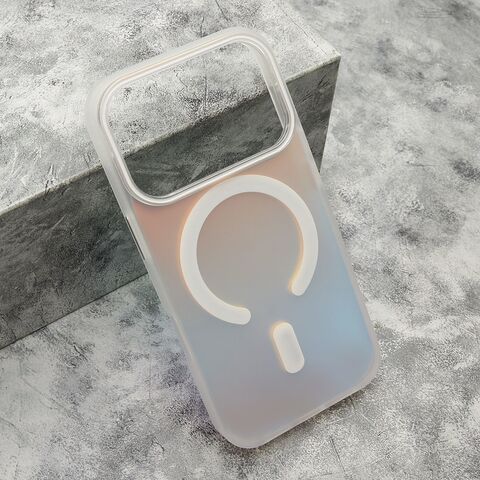 Zastitna maska (futrola) HOLOGRAM - iPhone 17 Pro bela (MS).