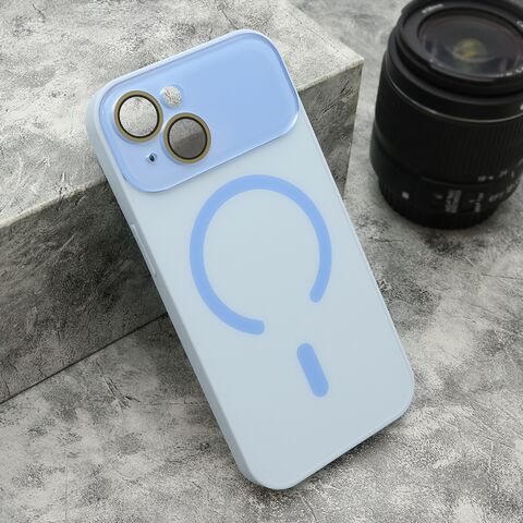 Zastitna maska (futrola) PASTELPOP MagSafe - iPhone 15 plava (MS).