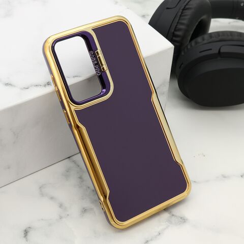 Zastitna maska (futrola) GOLD LUXE - Samsung A356 Galaxy A35 5G/A556 Galaxy A55 5G ljubicasta (MS).