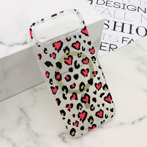 Zastitna maska (futrola) LEOPARD MagSafe - iPhone 17 Air roze (MS).