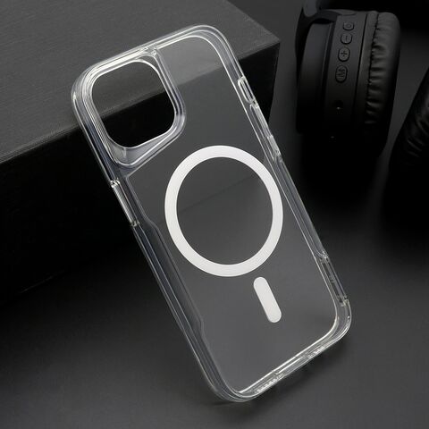 Zastitna maska (futrola) AURA MagSafe - iPhone 15 bela (MS).