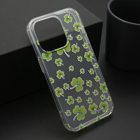 Zastitna maska (futrola) FLOWER - iPhone 15 Pro (6.1) DZF1 (MS).