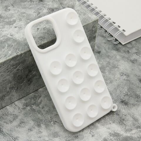 Zastitna maska (futrola) OCTOBUDDY - iPhone 13 (6.1)/iPhone 14 (6.1) bela (MS).