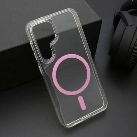 Zastitna maska (futrola) AURA MagSafe - Samsung S921 Galaxy S24 5G roze (MS).