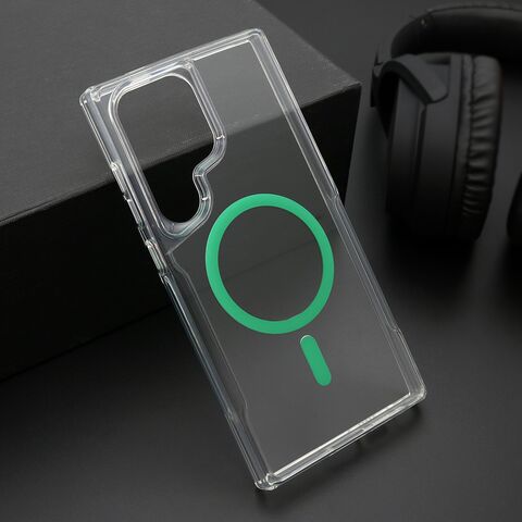 Zastitna maska (futrola) AURA MagSafe - Samsung S928 Galaxy S24 Ultra 5G zelena (MS).