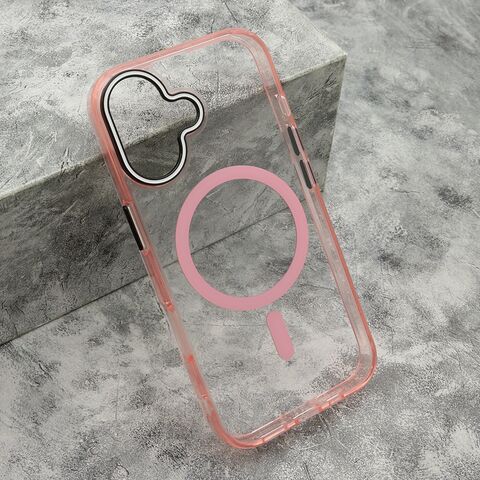 Zastitna maska (futrola) COLOR RING MagSafe - iPhone 17 roze (MS).