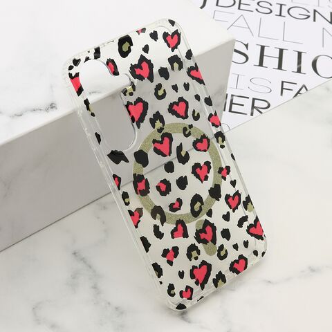 Zastitna maska (futrola) LEOPARD MagSafe - Samsung S931 Galaxy S25 5G roze (MS).